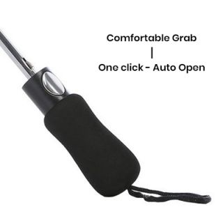 27" Auto-Open Premium Black Coated Umbrella